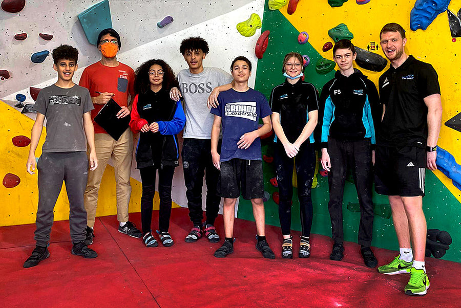 Bouldering competition winners