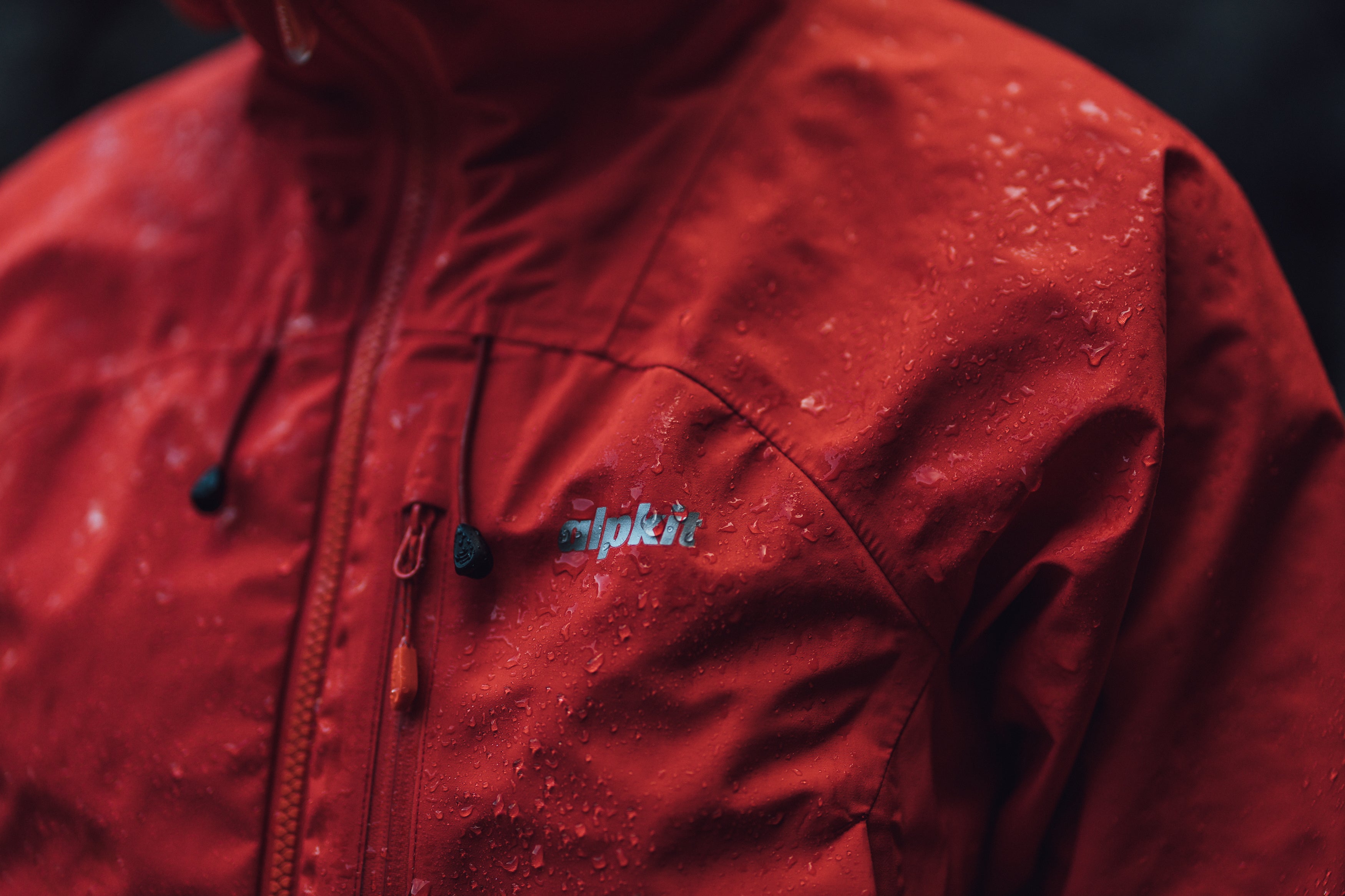 Red Definition waterproof jacket,