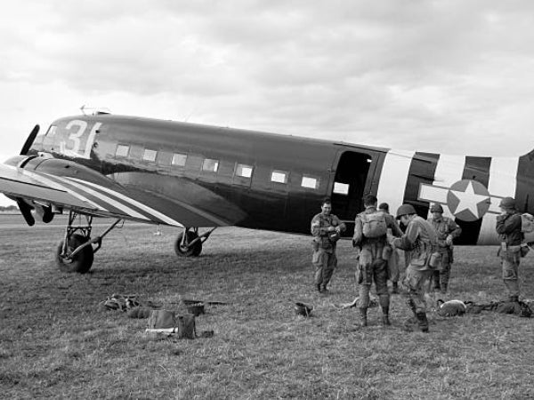 RAF airmen wearing Ventile immersion suits