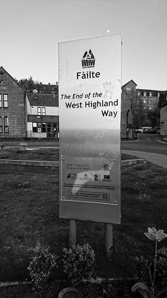 Reaching the end of the West Highland Way