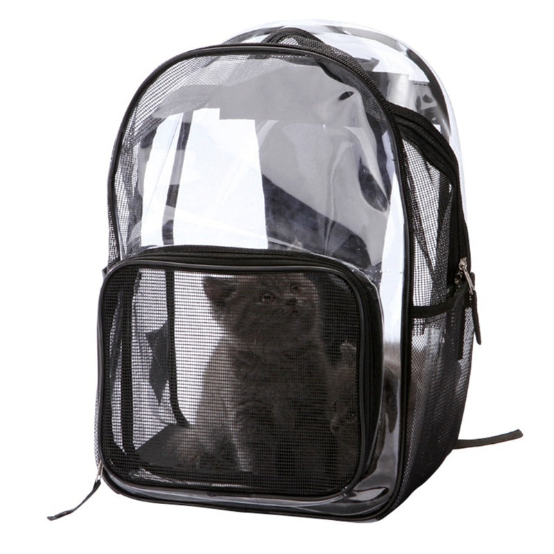 cat backpack with window