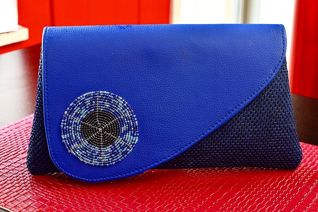 Wholesale Clutch Hard Case Royal Blue Bag for Women