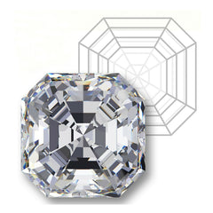 R&V Romance Victory asscher cut diamond