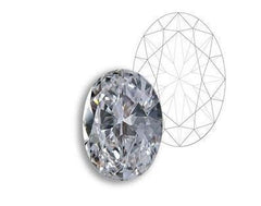 R&V Romance Victory oval cut diamond