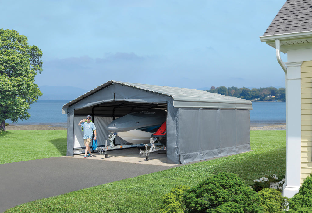 Enclosure Kit For Arrow Carport 20x20 Carport Sold Separately Windstopbridge