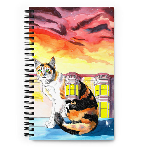 Housecats: Oriel, the Long-Haired Orange Tabby Cat, Spiral Notebook, –  JENIE GAO STUDIO