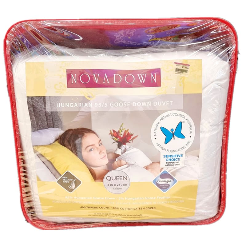 90% Hungarian Goose Down Duvet Inner - Made in New Zealand – Eiderdown & Z  Land Bedding