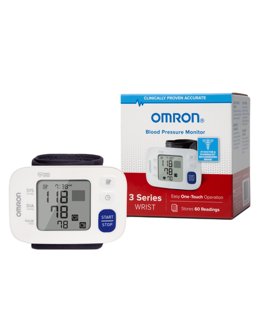 OMRON 7 Series Wireless Wrist Blood Pressure Monitor Black BP6350 -  drugsupplystore.com