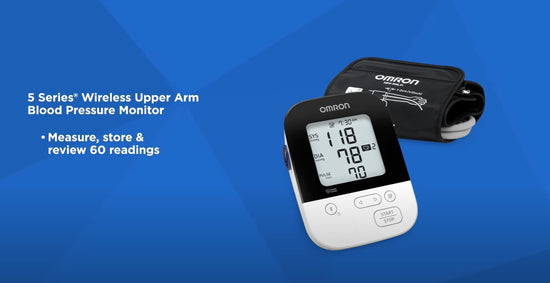 omron 5 series upper arm blood pressure monitor bp7200