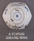 Stapled Ceramic Bowl