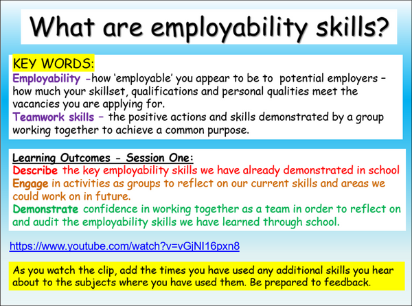 Employability Skills Lesson Ec Publishing 3715