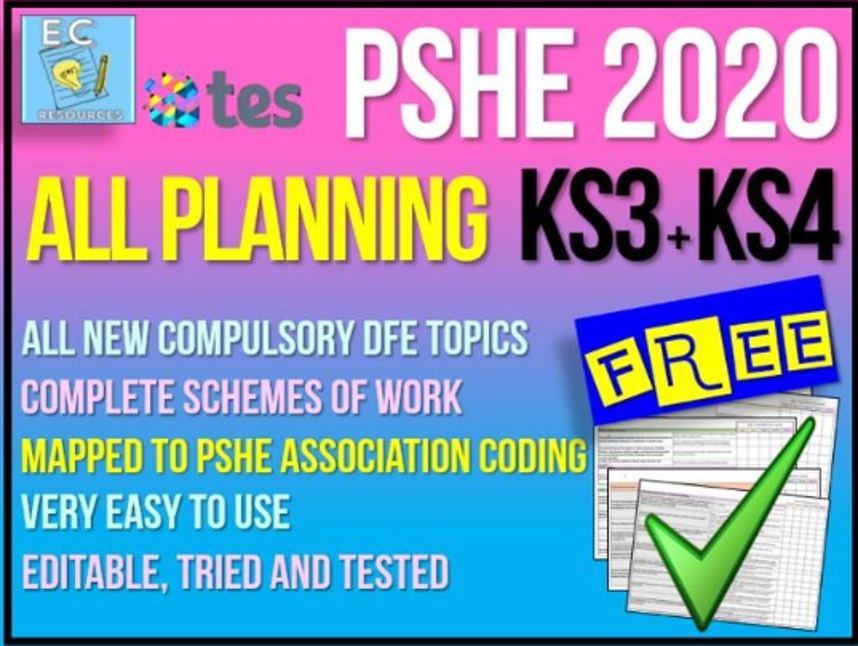 7 year pack complete secondary pshe and rse ks3 ks4