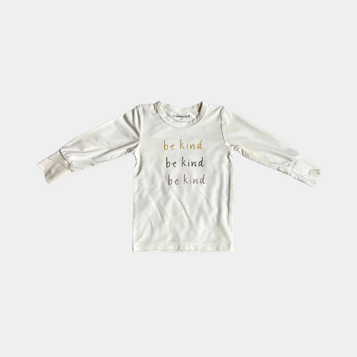 Longsleeve Screen-Printed Tee - Be Kind