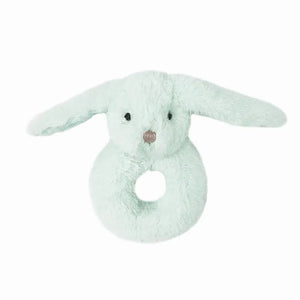 Abbott Blue Bunny Ring Rattle - The Piccolina Shop