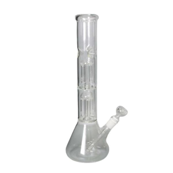 18.5 Recycler Style Donut Percolator Glass Water Pipe — Smokerolla®