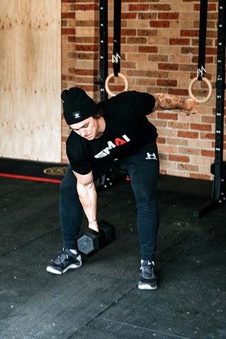 jake douglas crossfit dumbbell lift