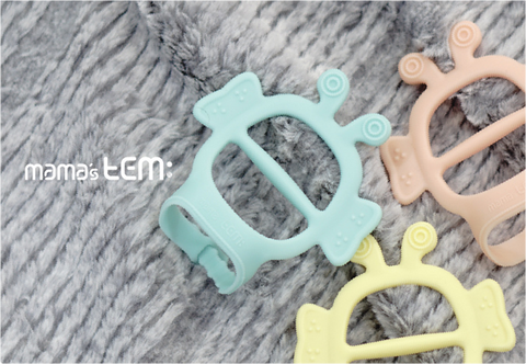 Mama's TEM JemJem Glove Premium Teether + Bunny Case | The Nest Attachment Parenting Hub