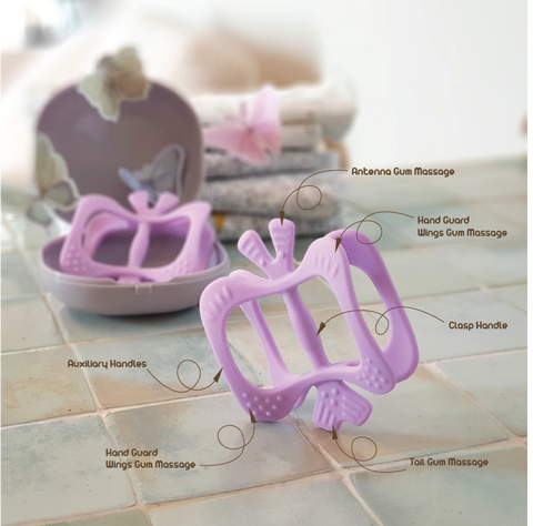 Mama's TEM NaBi Monster Premium Teether + Bunny Case | The Nest Attachment Parenting Hub