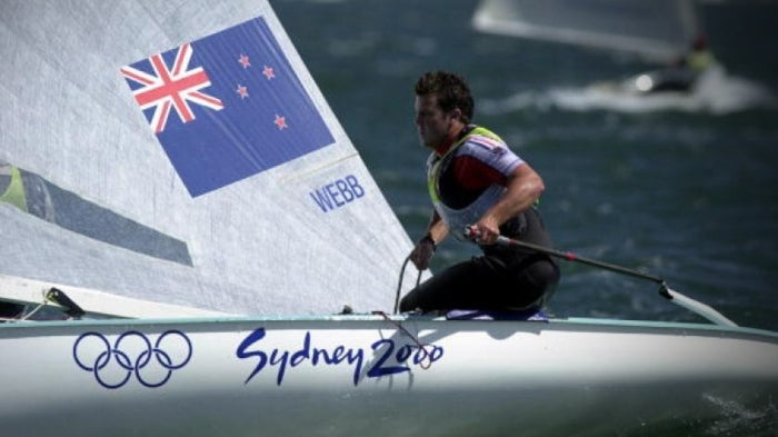 Clifton Webb competing for New Zealand in the 2000 Sydney Olympics