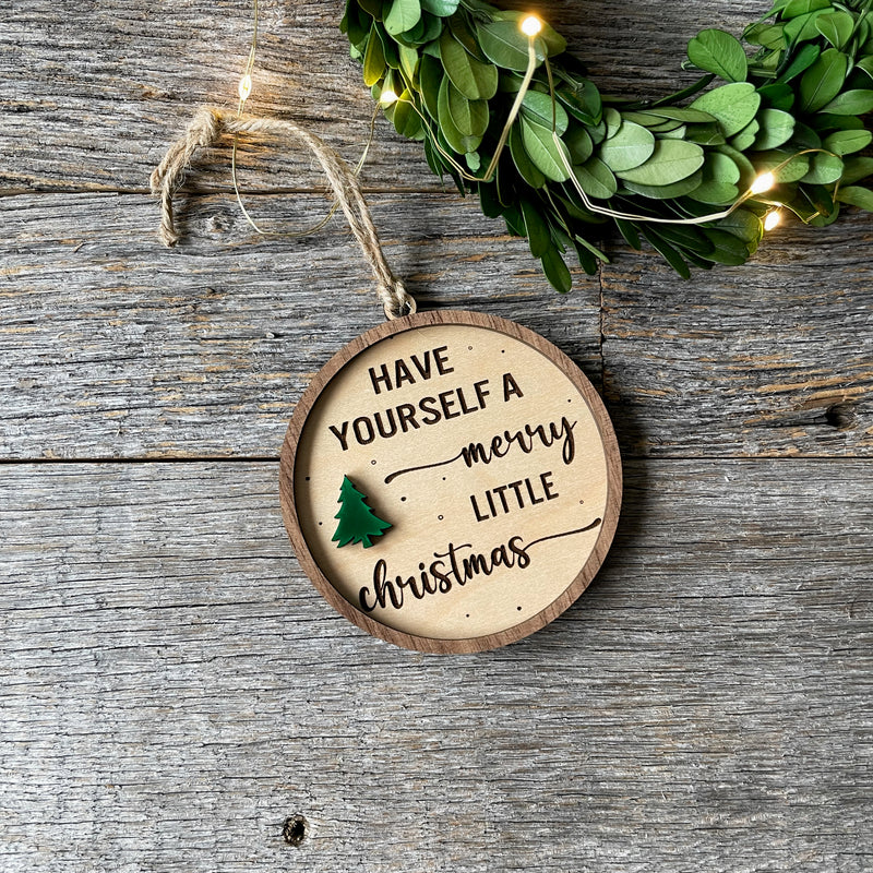 Funny Christmas gift tags, laser cut gift tags, laser engraved wood gi