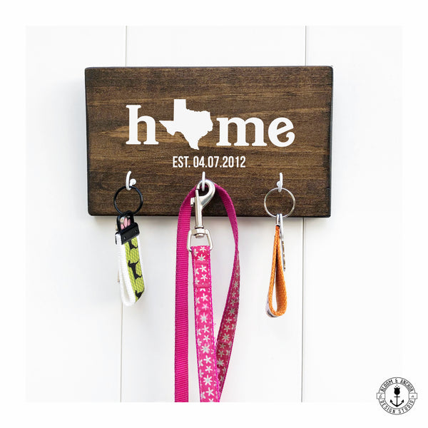 Personalized Key Ring Holder, Family Key Holder, Home Key Rack, Couples Key  Hanger, Housewarming Gift, Wall Mount Key Holder, Custom Key 