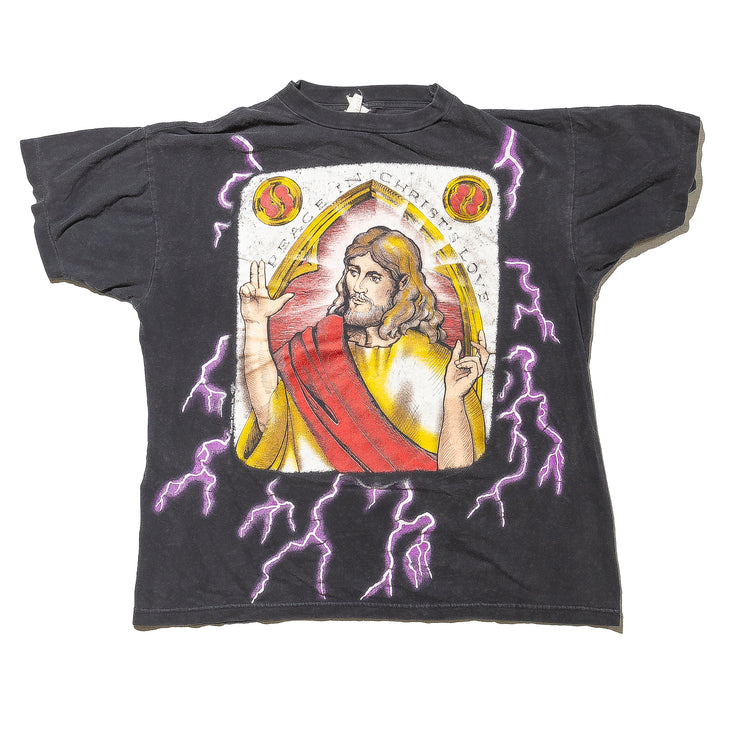 American Thunder Jesus ジーザス キリスト Tシャツ XL | www