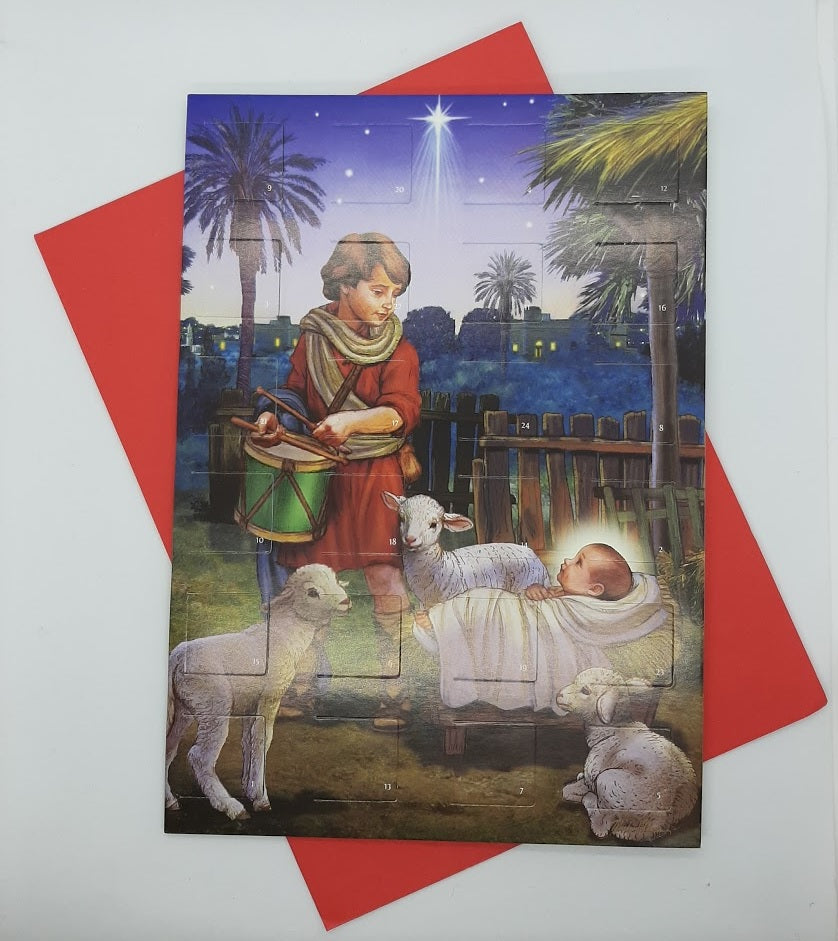 Advent Calendar Card Drummer Boy