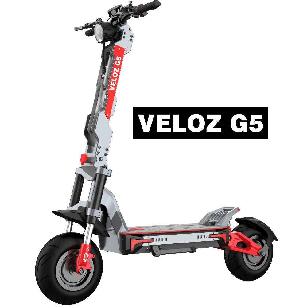 Electric Scooter Veloz G5 Speed up to 115 KM/Hr 240 Km Range 5000W pea
