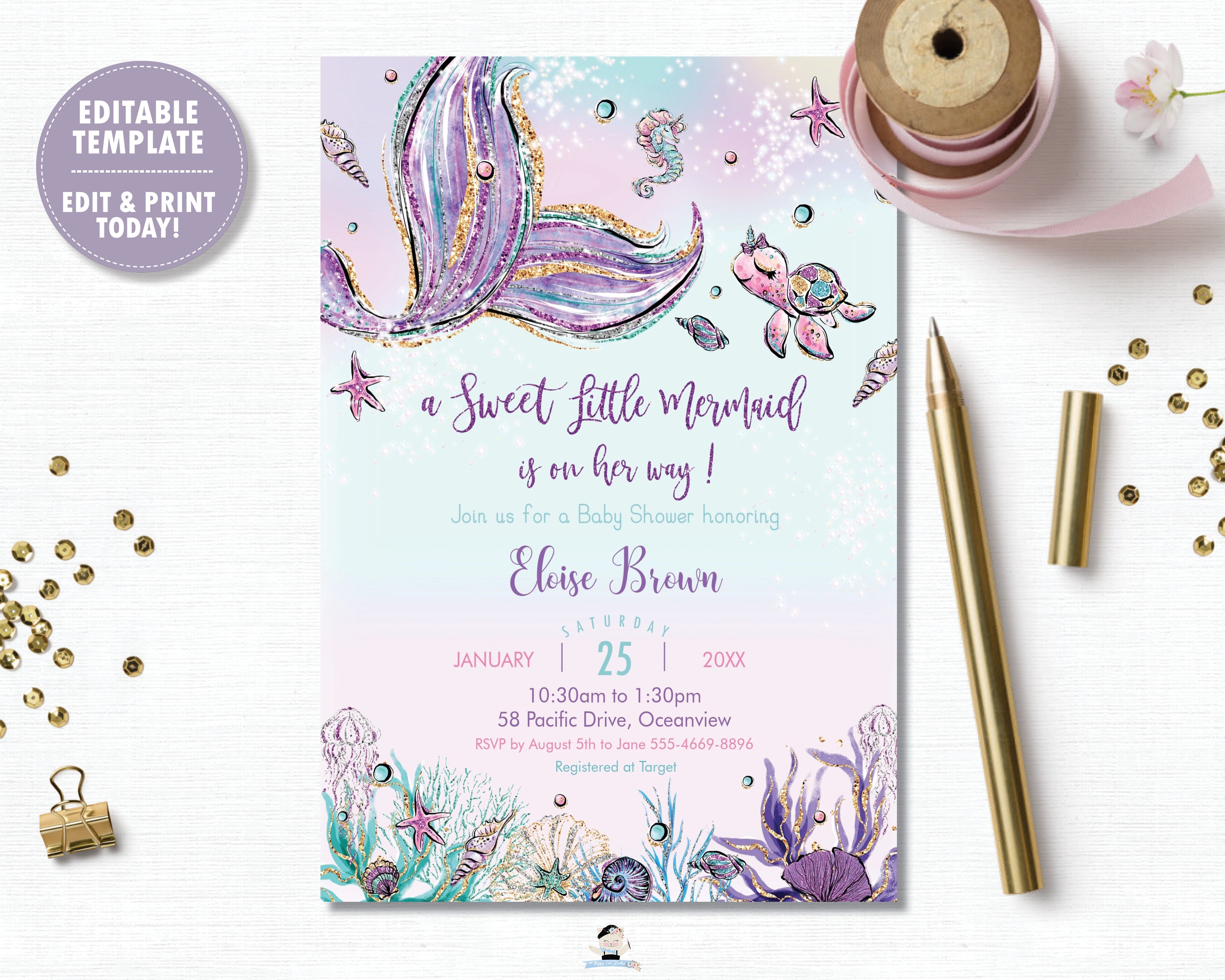 princess and the frog baby shower invitations