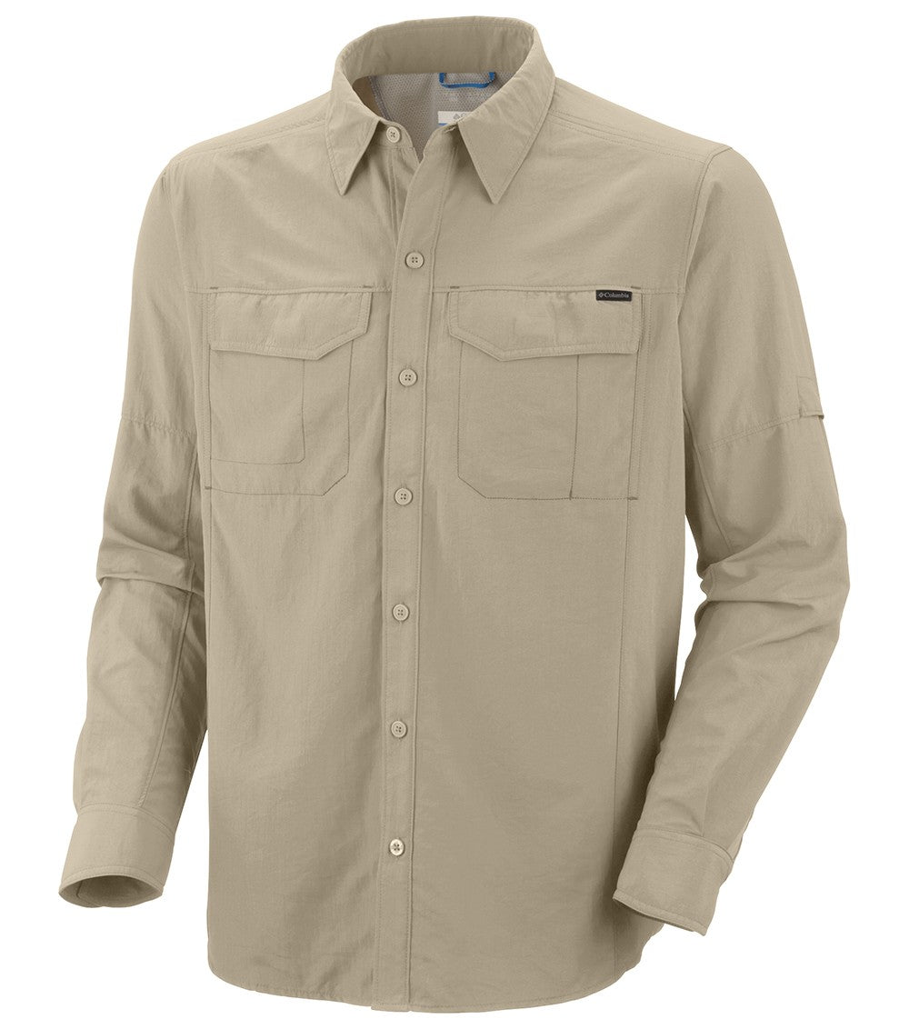 columbia silver ridge long sleeve shirt mens