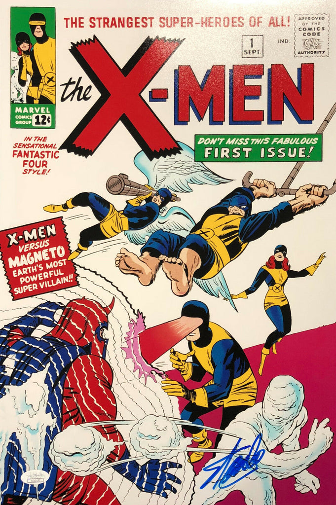 Stan Lee Signed Autographed X Men Cover 12x18 Marvel Comics Jsa