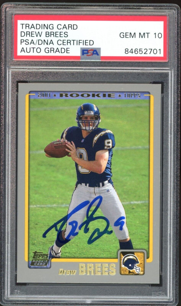 Drew Brees 2001 Upper Deck E-Card Rookie Card (RC) #E-DB (San Diego Chargers )