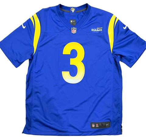 Men's Nike Odell Beckham Jr. White Los Angeles Rams Super Bowl LVI Name &  Number T-Shirt