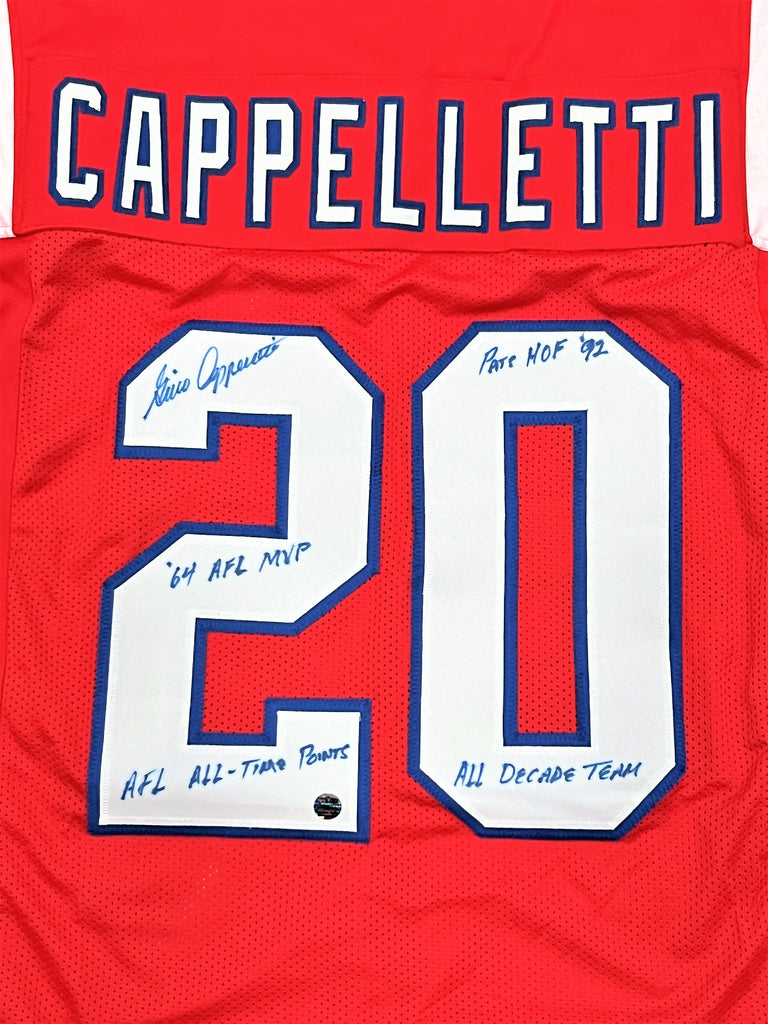 Gino Cappelletti New England Patriots Signed Throwback Jersey Multi In Diamond Legends Online 7948