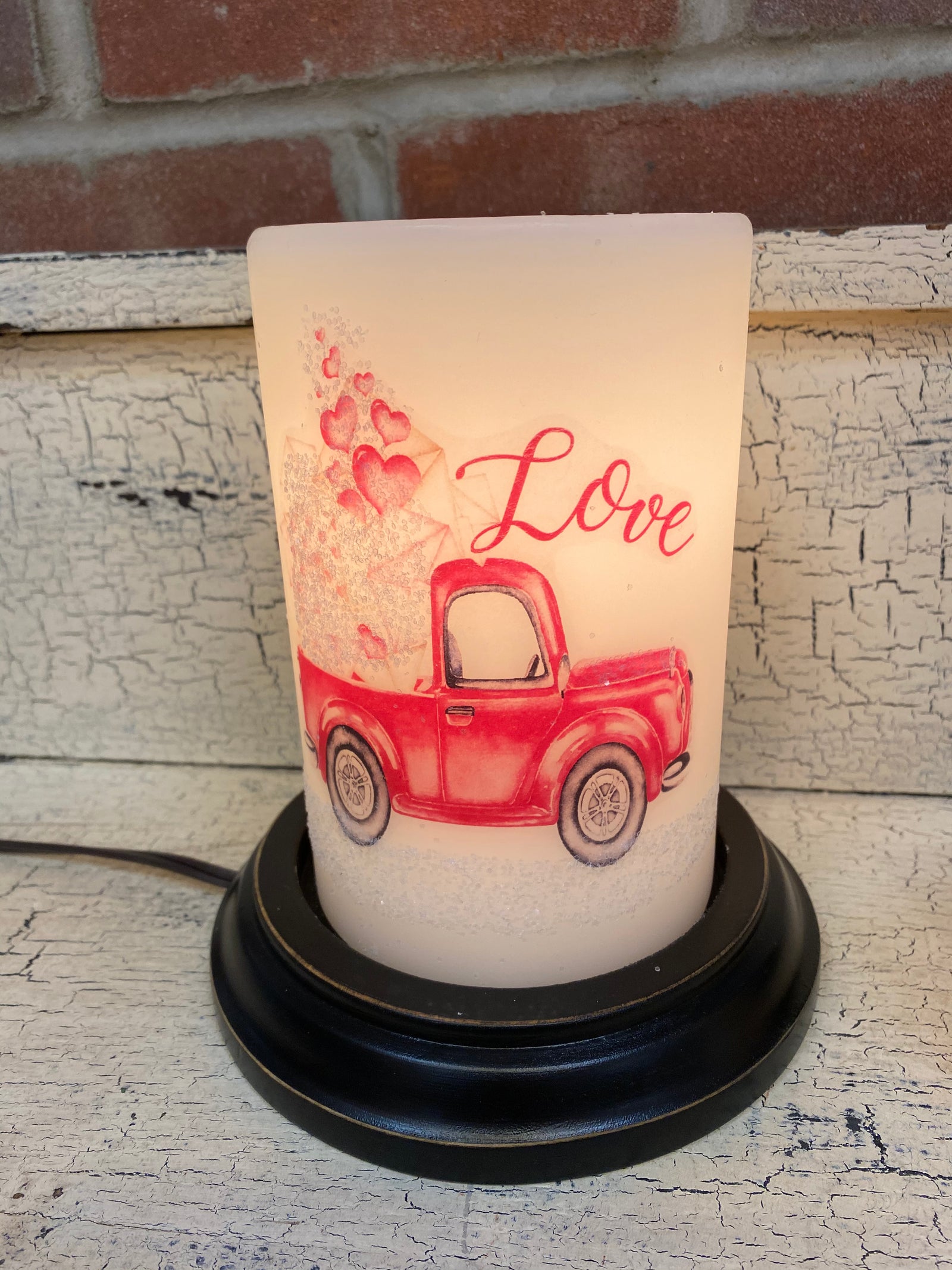 Valentine Heart Candle Sleeve - the olde farmstead