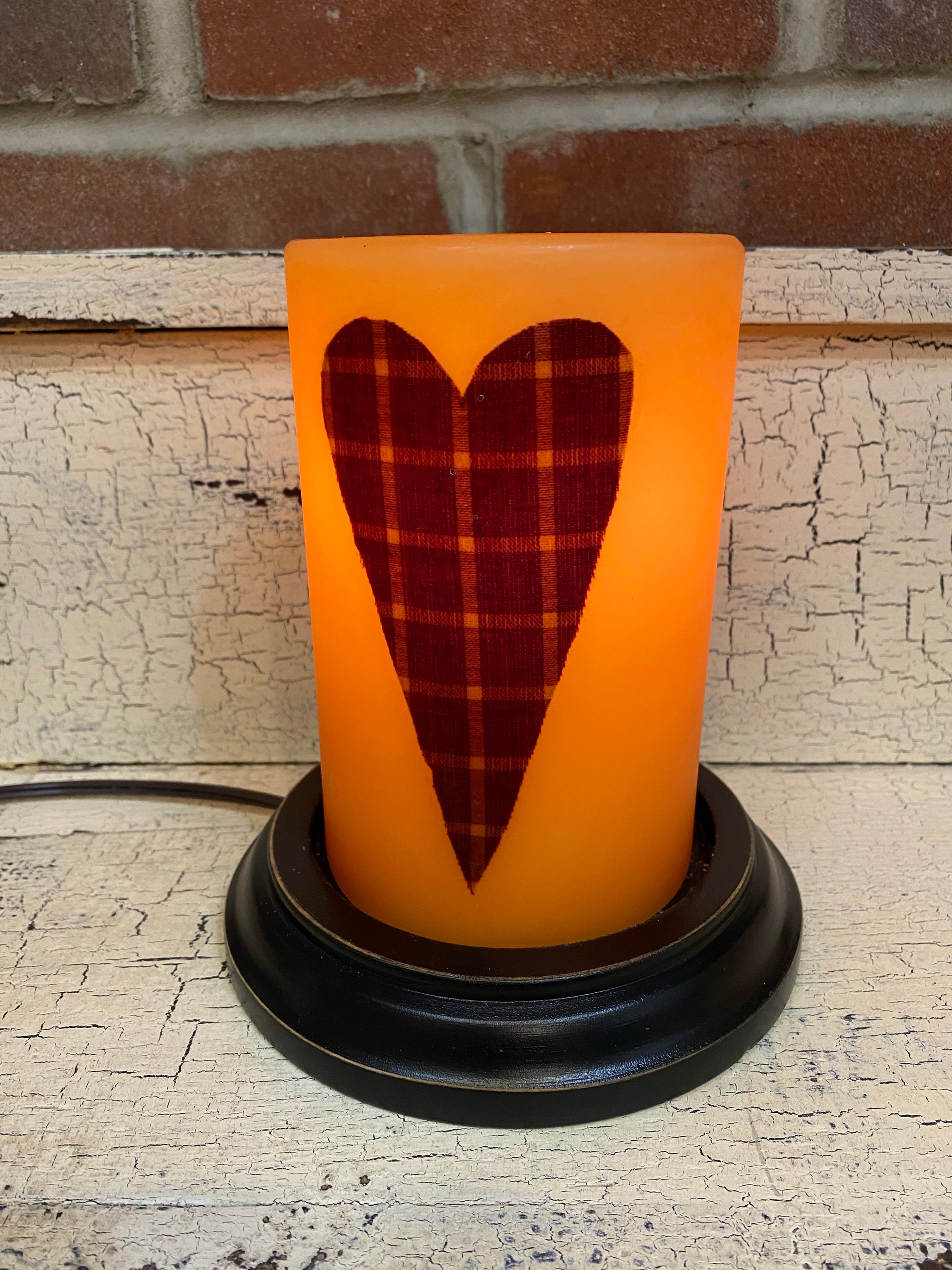 Valentine Heart Candle Sleeve