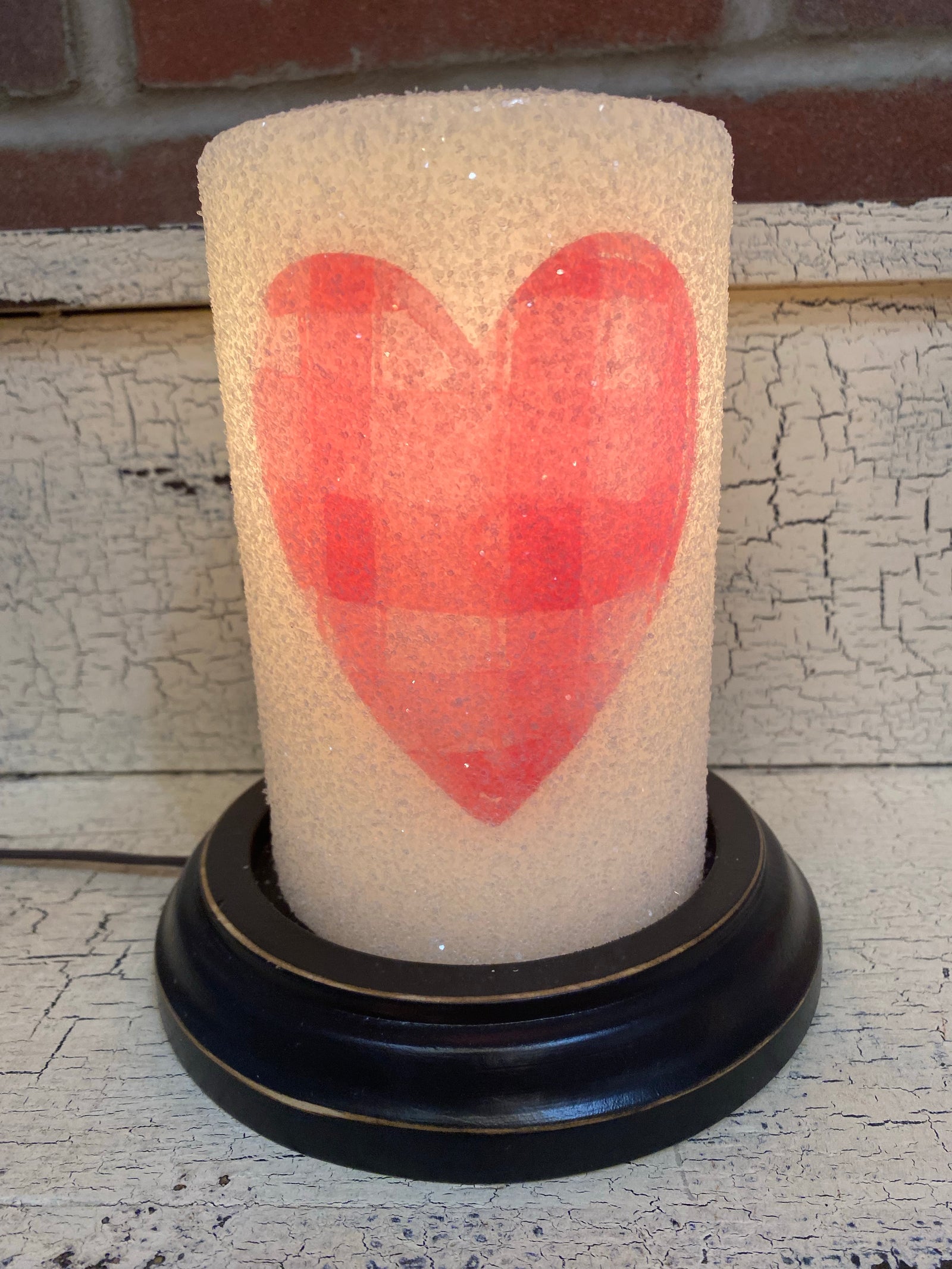 Love Heart Cluster Candle Sleeve - the olde farmstead