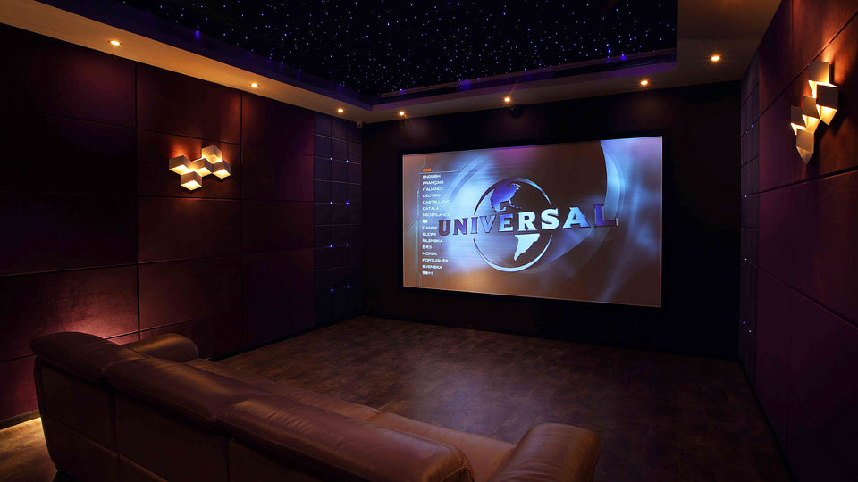 home theater setting