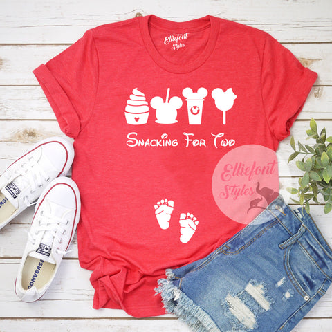 Snacking for Two Pregnancy Shirt
