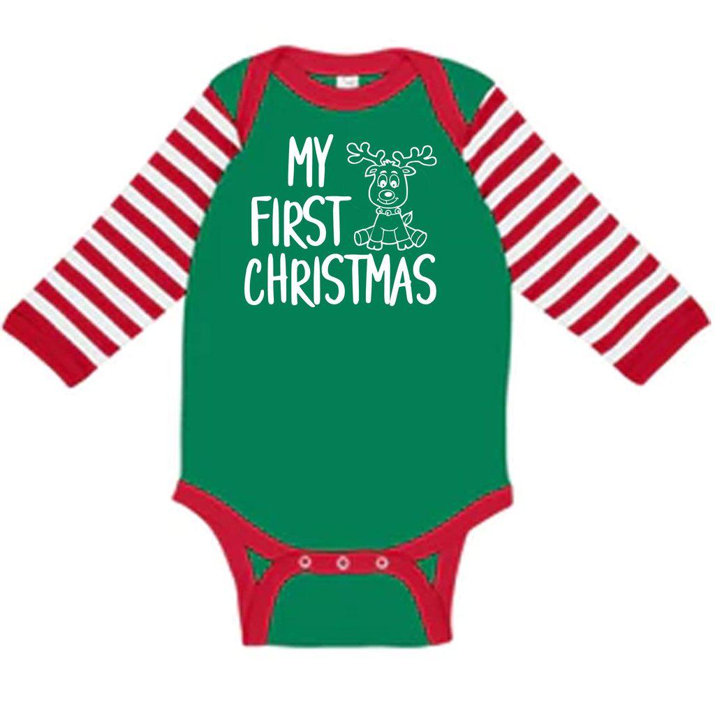 my first christmas bodysuit