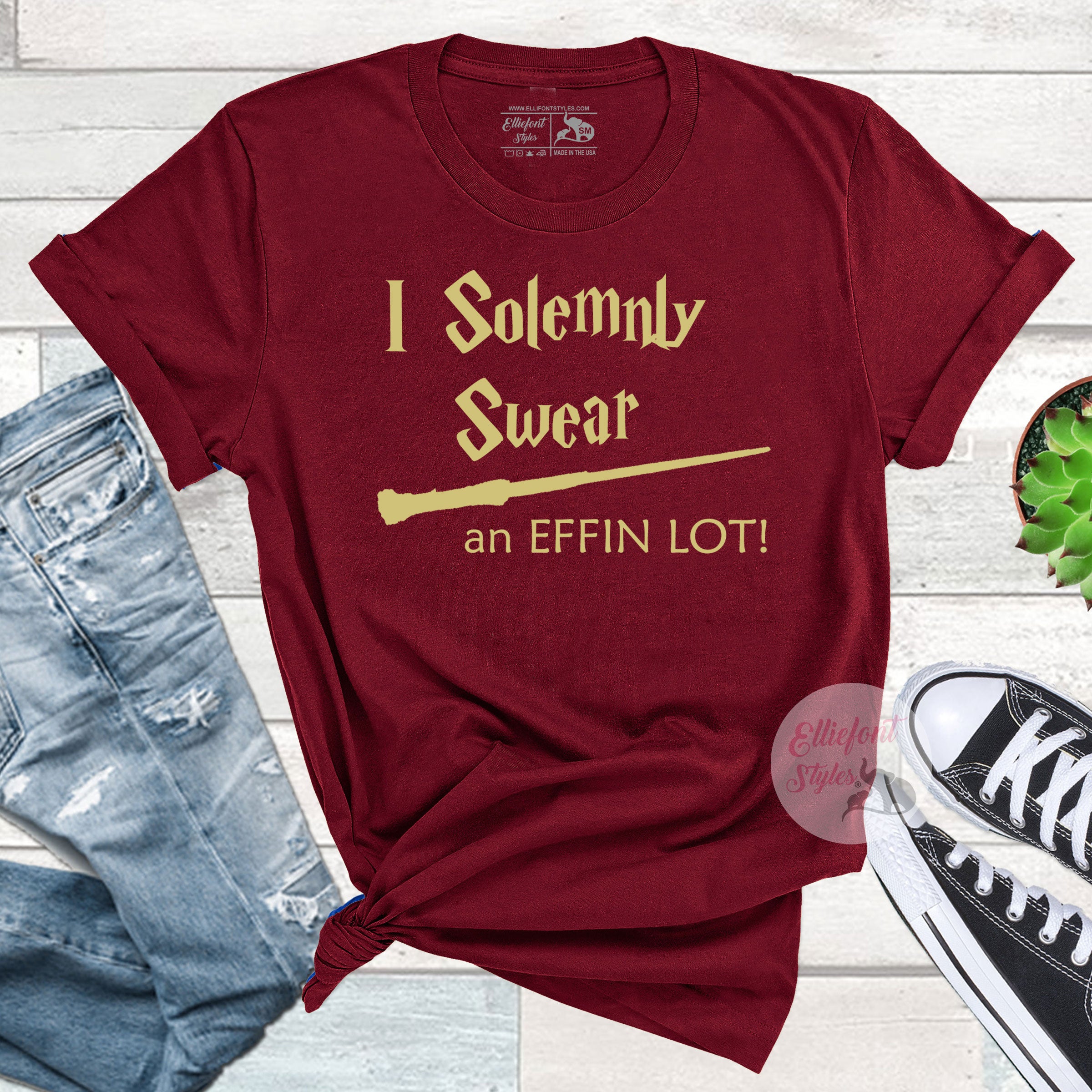 I Solemnly Swear An Effin Lot Harry Potter Shirt – Elliefont Styles