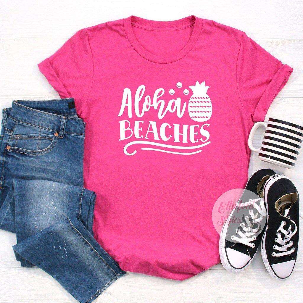 Aloha Beaches Beach Shirt – Elliefont Styles