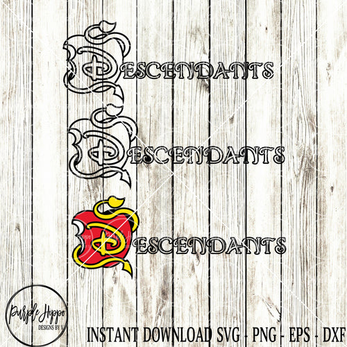 Free Free 335 Disney Descendants Apple Svg SVG PNG EPS DXF File