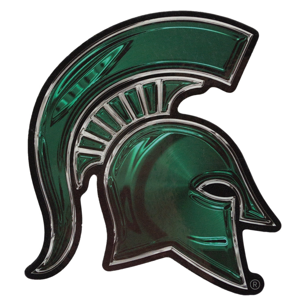 Msu 3d Spartan Head Decal Campus Den