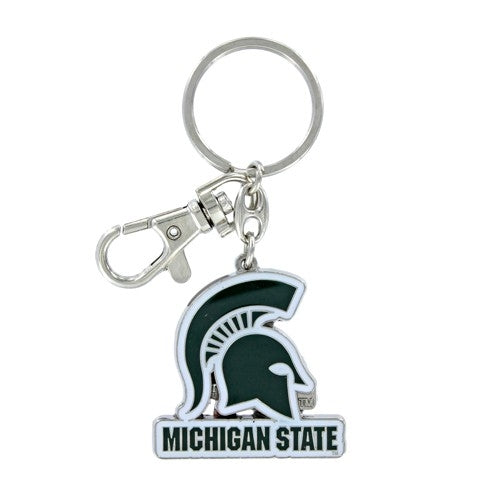 Msu Spartan Helmet Keychain Campus Den