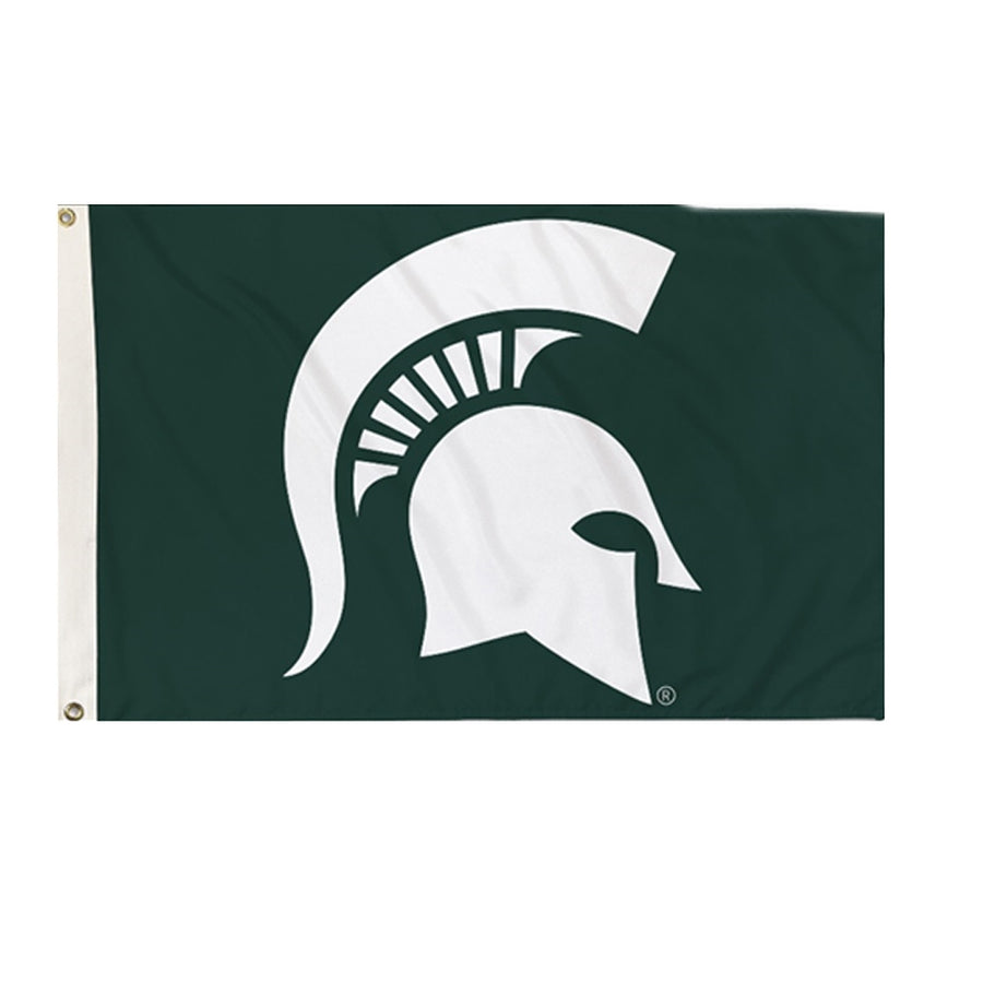 2 X 3 Spartan Head Msu Flag Campus Den