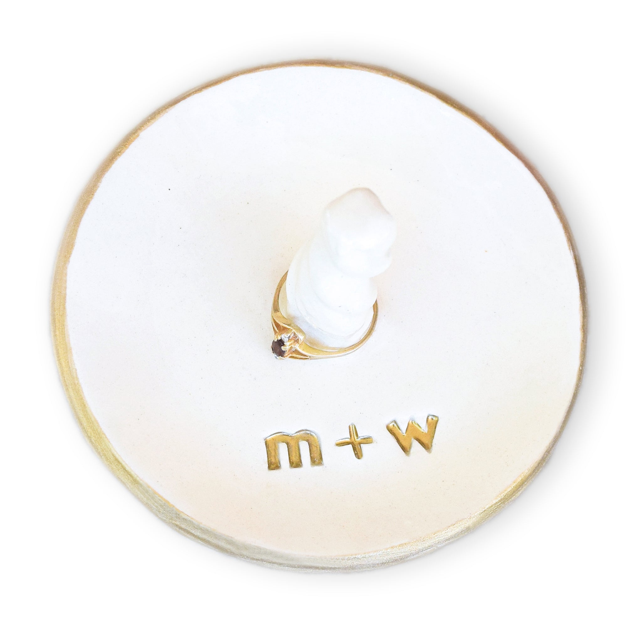 Personalized Ring Dish / Monogram Jewelry Dish / Engagement 