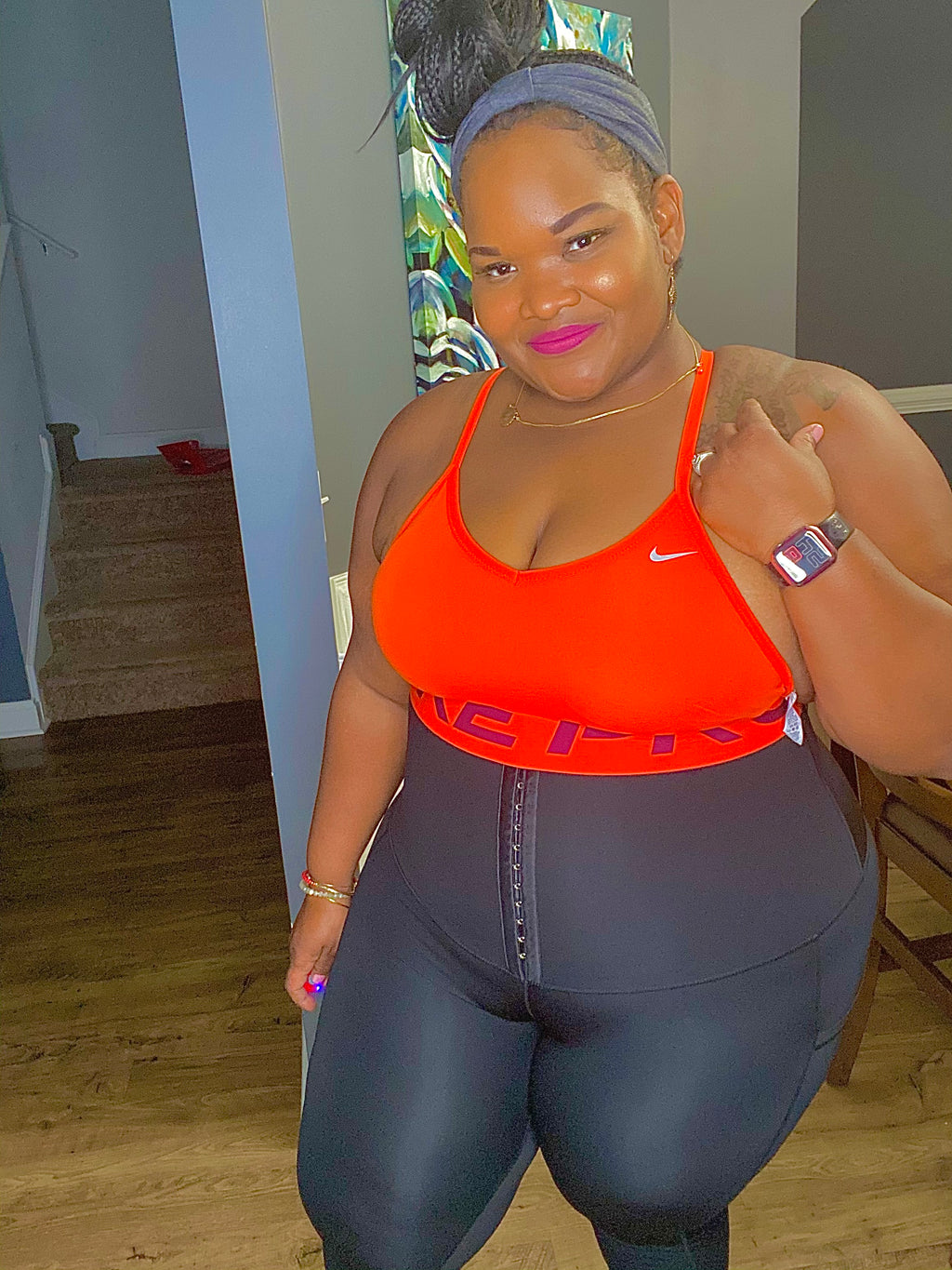 Just in time for my dance class, I received my @getkillerkurves waist  trainer Leggings Size: 6x Sizes: M-6x WAIST TRAINER LEGGINGS �