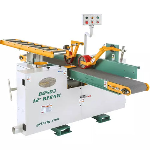 An example of a Horizontal Bandsaw, the Grizzly G0503 12" 20HP Horizontal Resaw Bandsaw