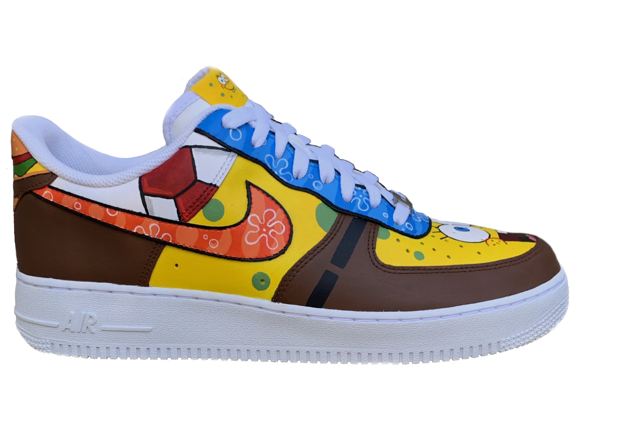 custom air force 1 spongebob